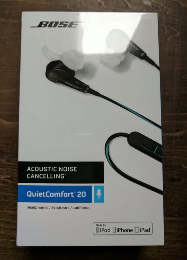 Bose QuietComfort 20i Acoustic Noise Cancelling headphones ノイズ